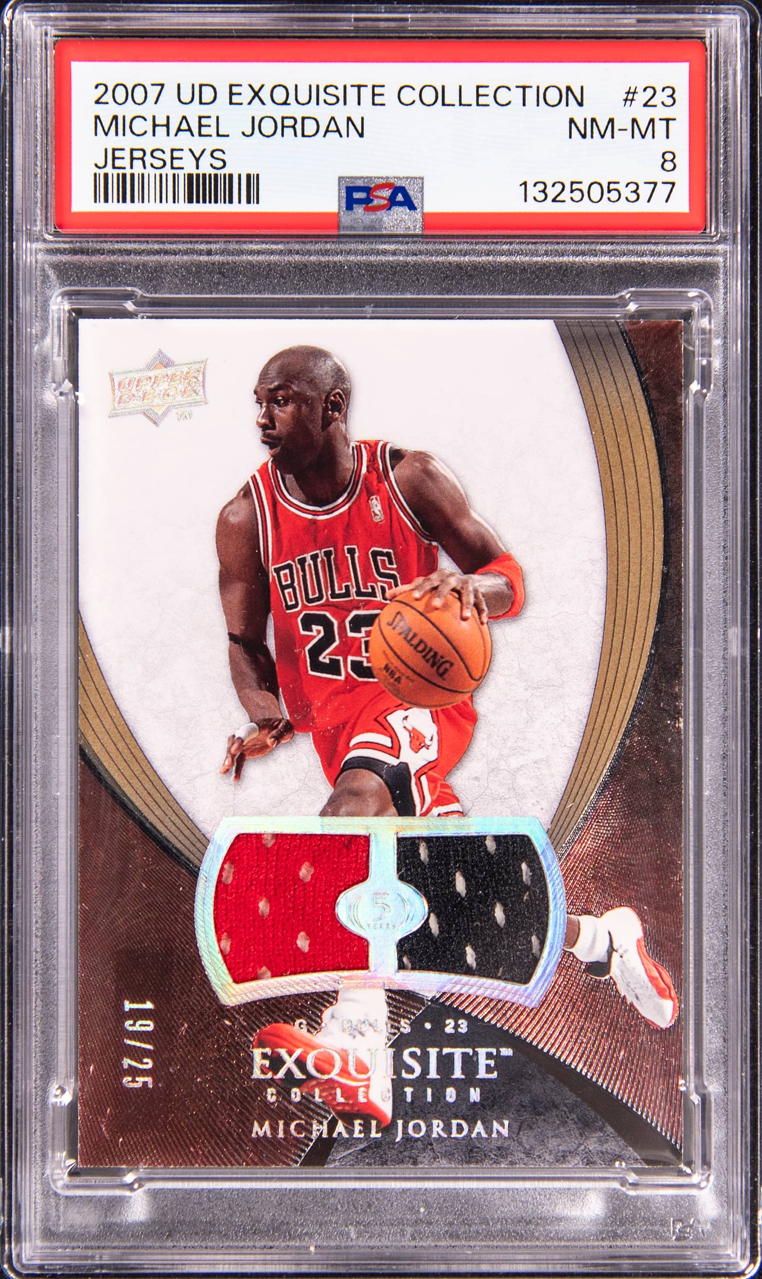 2007 Exquisite Collection Jersey Michael Jordan #23 /25