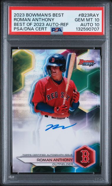 2023 Bowman's Best Best of '23 Autograph Refractor Roman Anthony #B23RAY