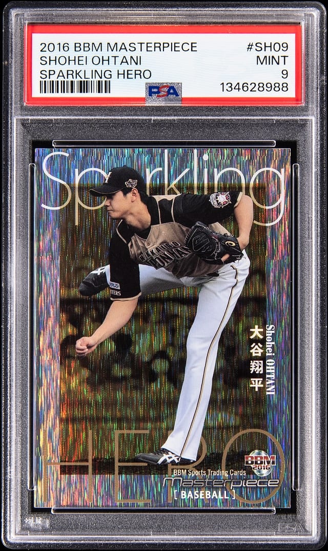 2016 Bbm Japan Masterpiece Sparkling Hero Shohei Ohtani #SH09 /50