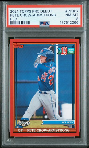 2021 Topps Pro Debut Red Pete Crow-Armstrong #PD167 /10