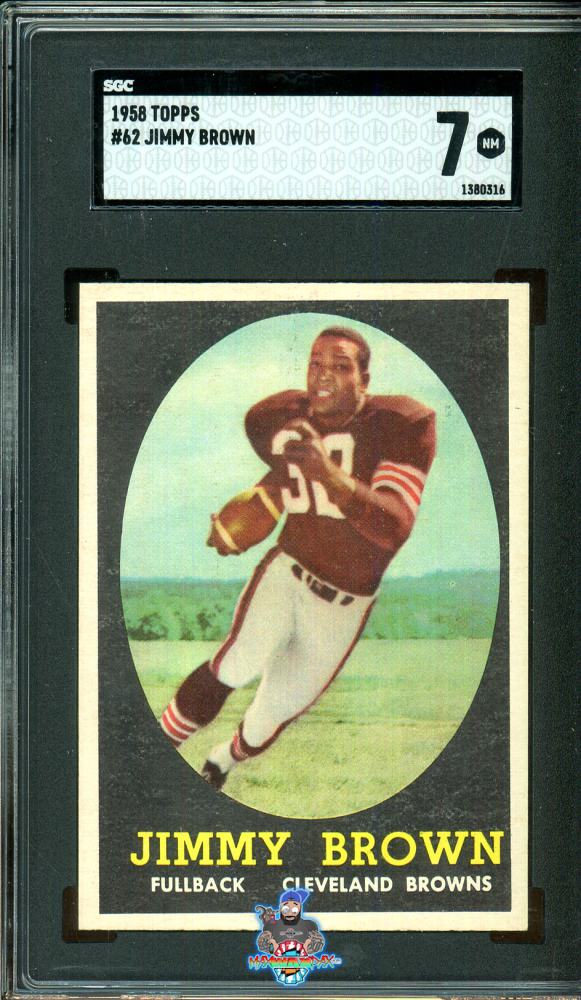1958 Topps Jimmy Brown #62