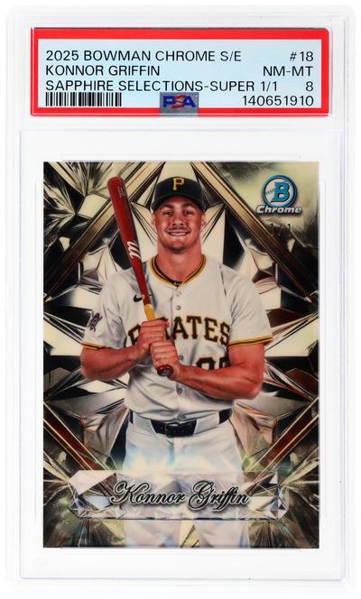 2025 Bowman Chrome Sapphire Chrome Sapphire Selections Superfractors Konnor Griffin #SS18 /1