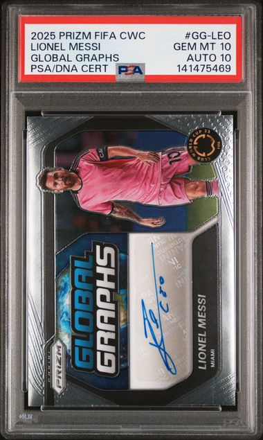 2025 Panini Prizm Fifa Club World Cup Global Graphs Lionel Messi #GG-LEO