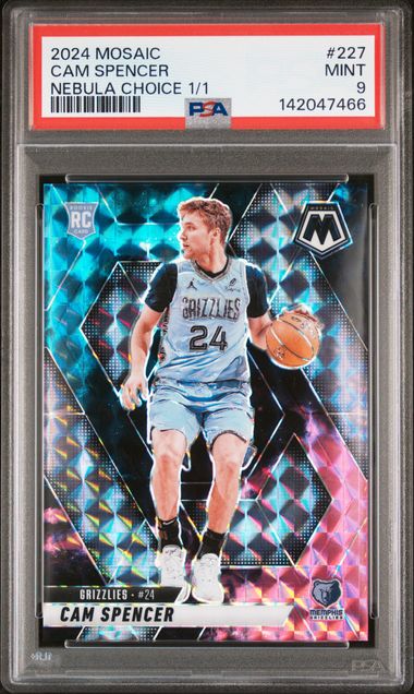 2024 Panini Mosaic Nebula Choice Cam Spencer #227 /1