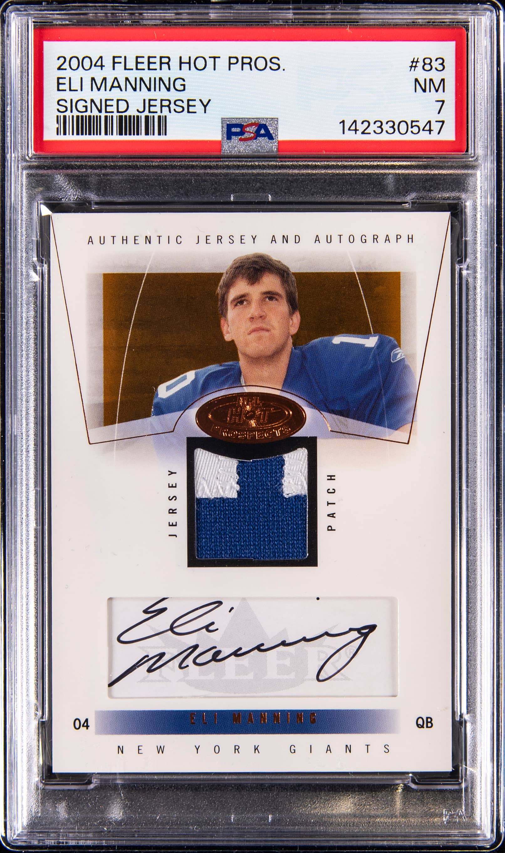 2004 Hot Prospects Eli Manning #83 /350