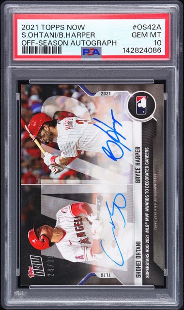 2021 Topps Now Off-Season Autograph Shohei Ohtani #OS42A