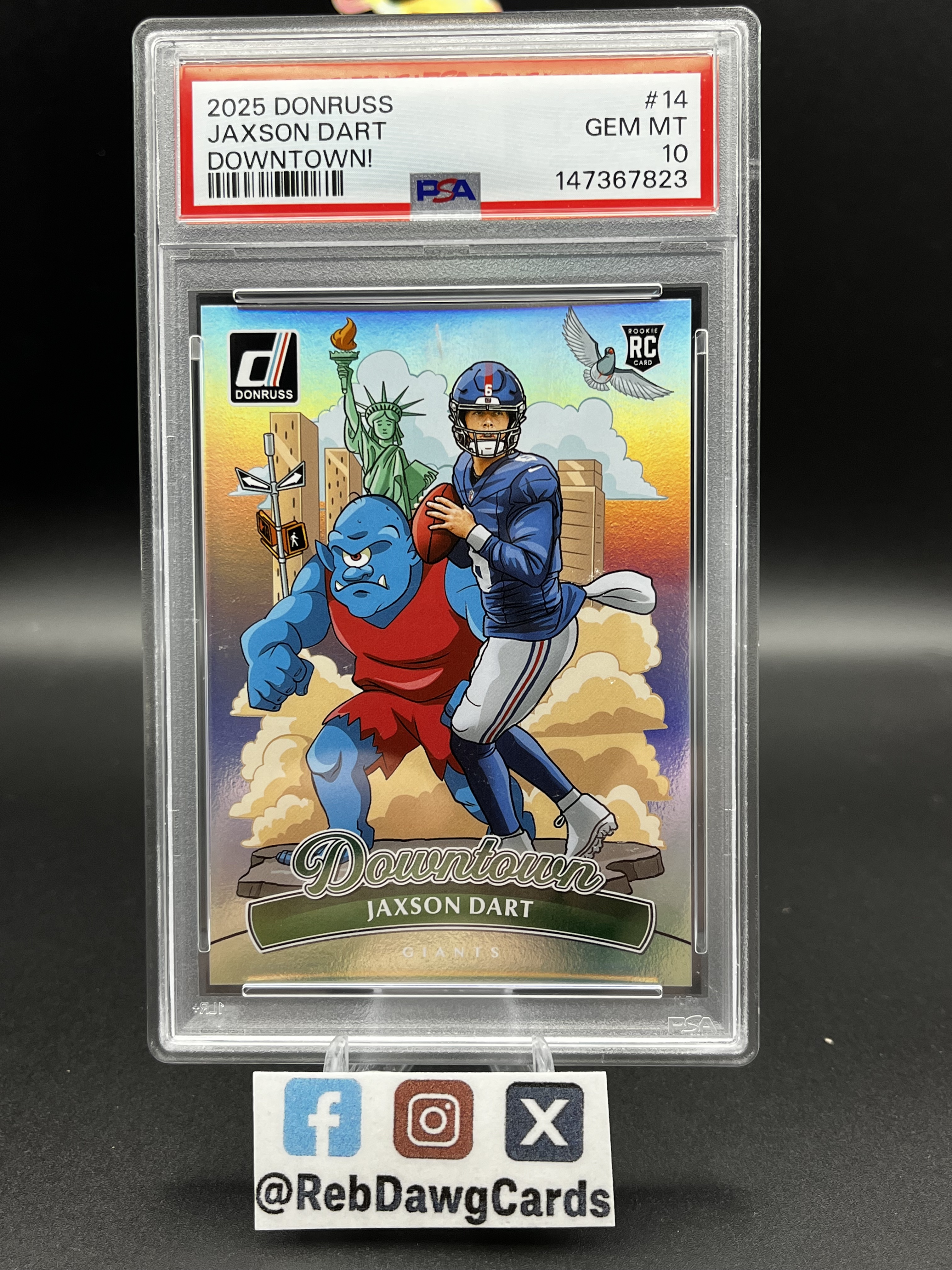 2025 Donruss Downtown Jaxson Dart #14