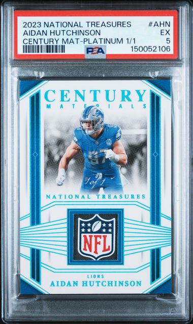 2023 National Treasures Century Materials Platinum Aidan Hutchinson #CEN-AHN /1