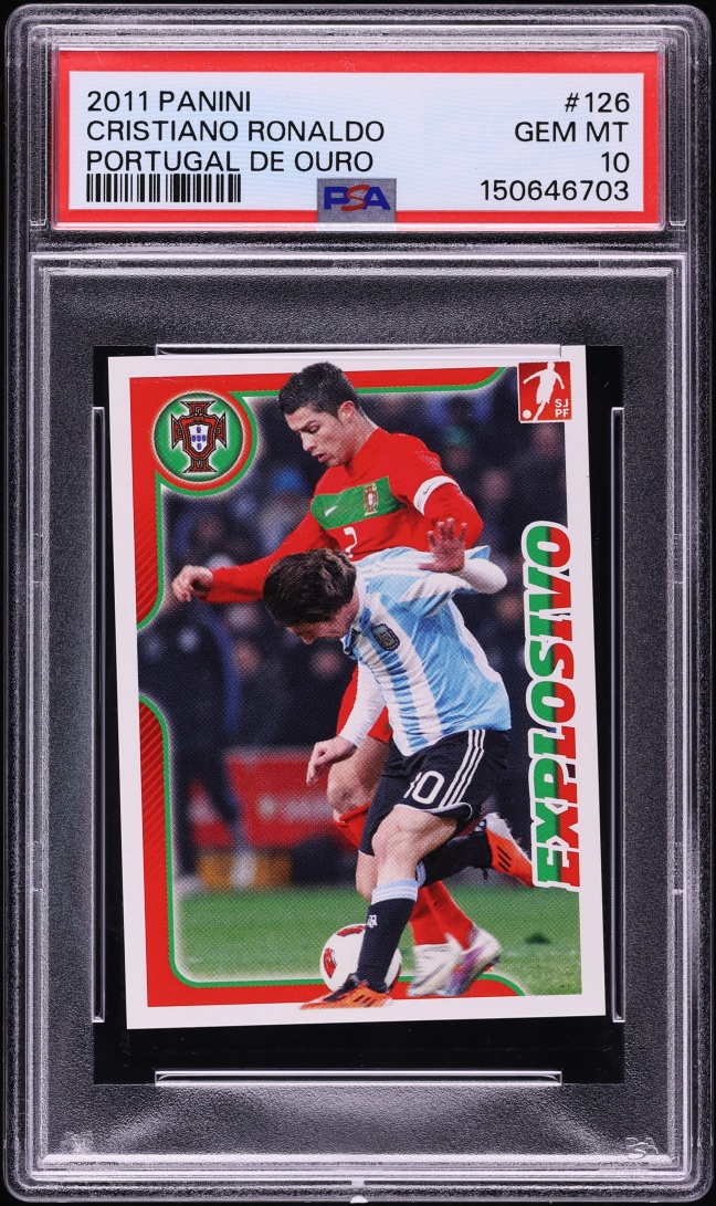 2011 Panini Portugal De Ouro Stickers Cristiano Ronaldo #126