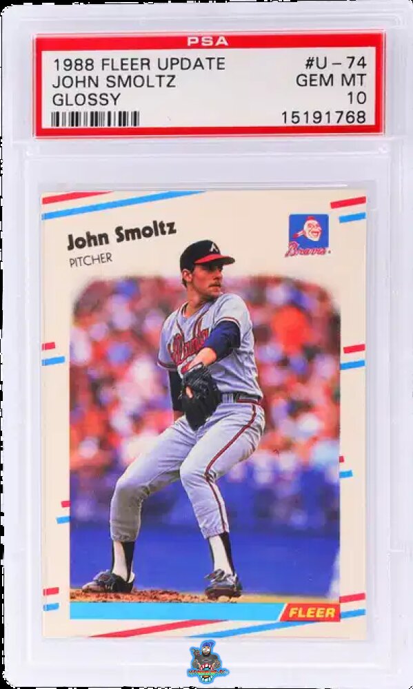 1988 Fleer Update Glossy John Smoltz #74