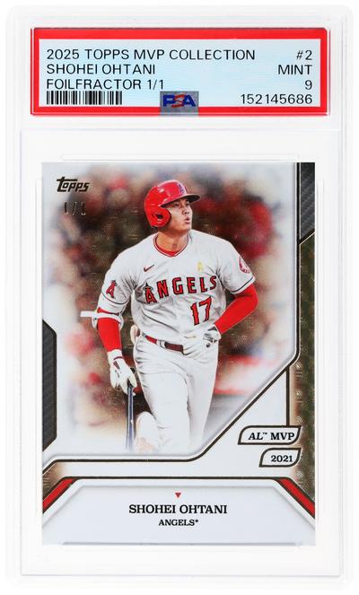 2025 Topps MVP Collection Foilfractors Shohei Ohtani #2 /1