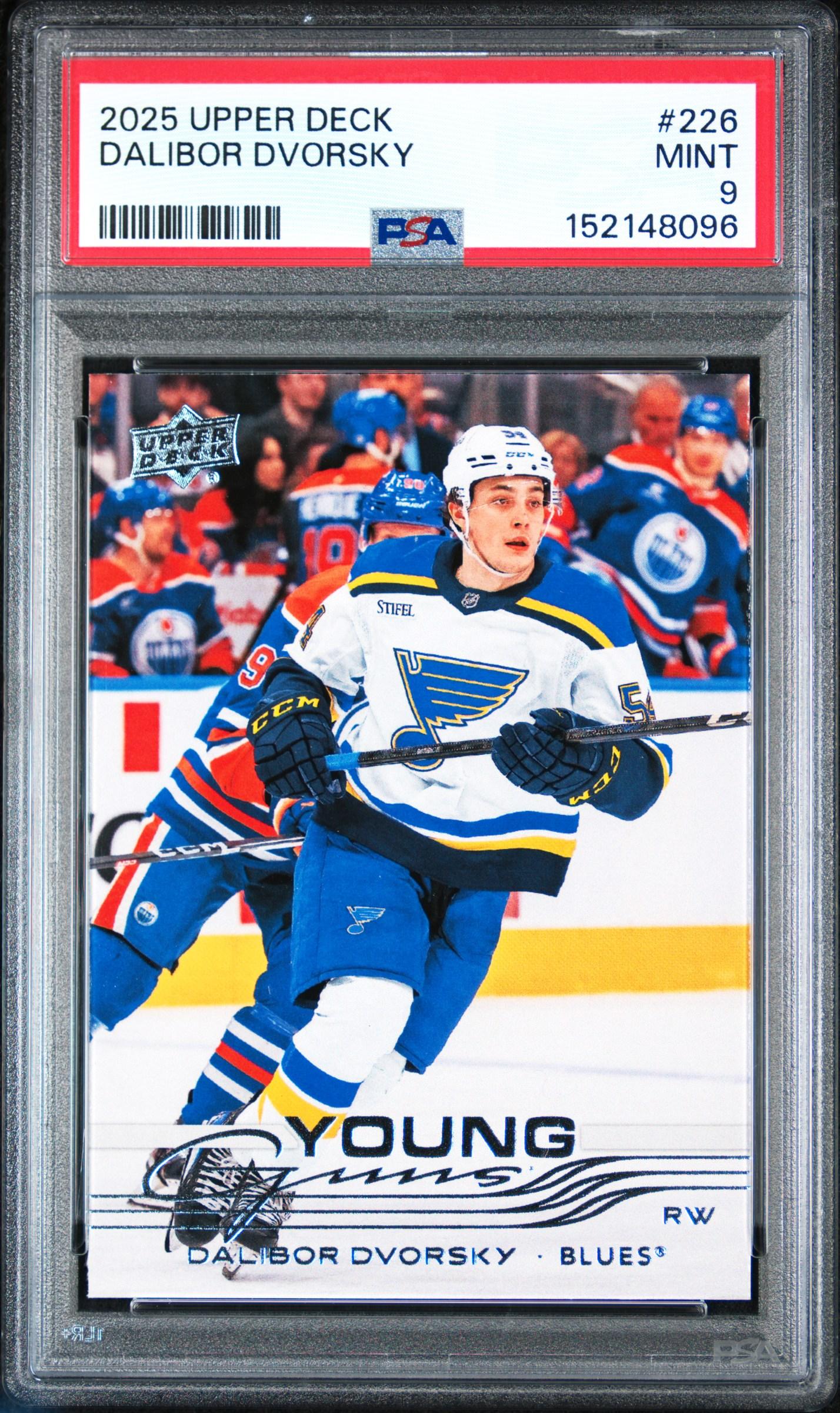2025 Upper Deck Series 1 Young Guns Dalibor Dvorsky #226