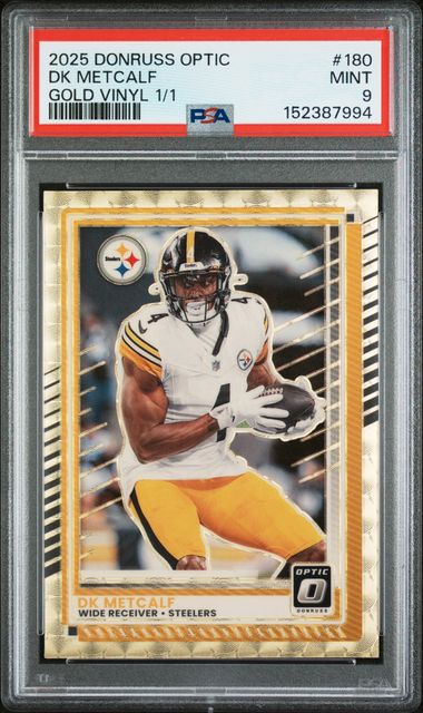 2025 Donruss Optic Gold Vinyl Dk Metcalf #180 /1