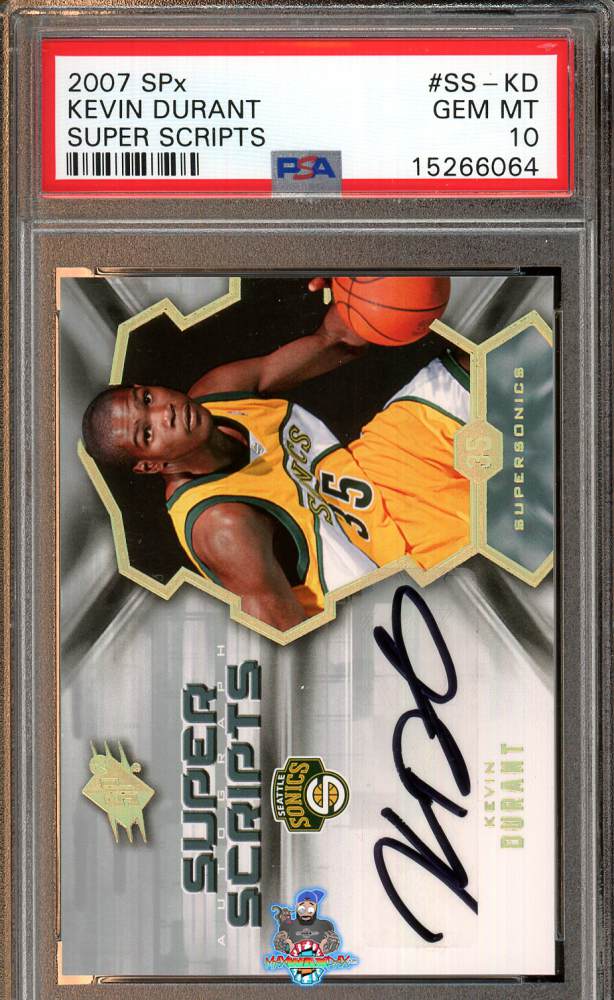2007 Spx Super Script Autograph Kevin Durant #KD