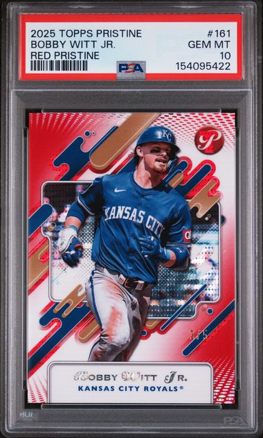 2025 Topps Pristine Red Pristine Bobby Witt Jr. #161