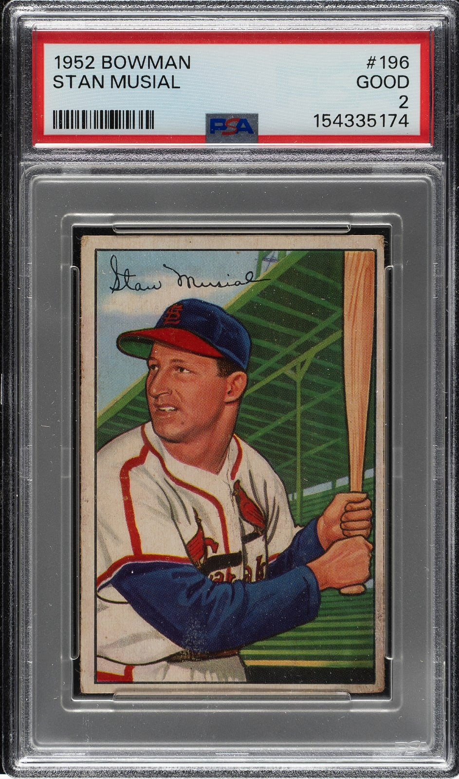 1952 Bowman Stan Musial #196