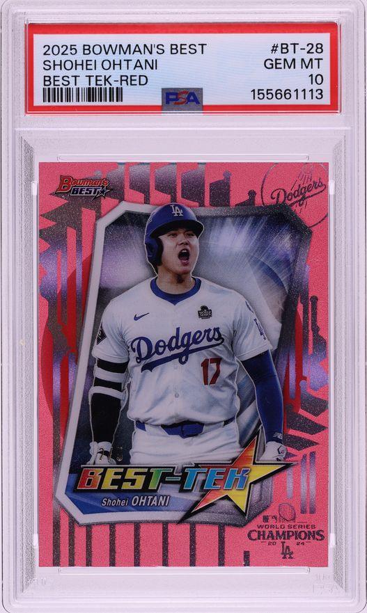 2025 Bowman's Best Best Tek Red Shohei Ohtani #BT28 /5