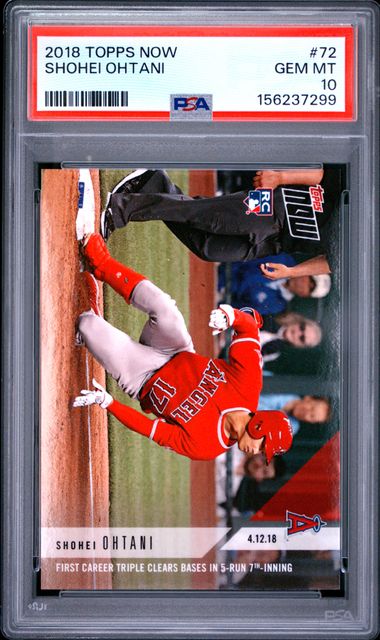 2018 Topps Now Shohei Ohtani #72 /4230