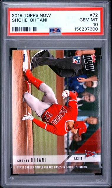 2018 Topps Now Shohei Ohtani #72 /4230