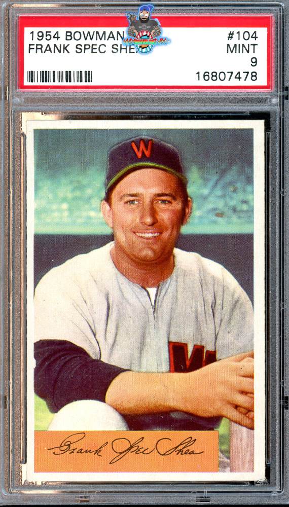 1954 Bowman Frank Shea #104