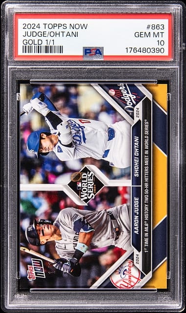 2024 Topps Now Gold Judge/Ohtani #863