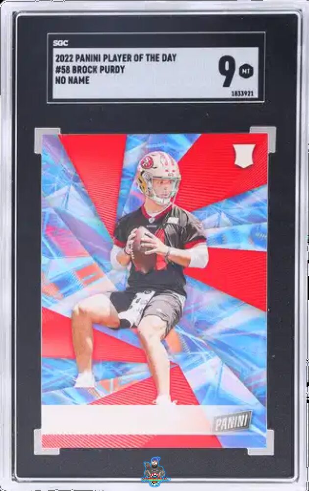 2022 Panini Player of the Day No Name Brock Purdy #58