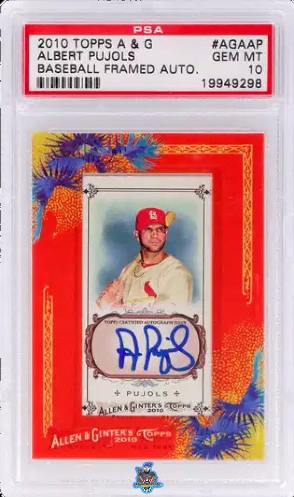 2010 Topps Allen and Ginter Framed Autograph Albert Pujols #AGAAP