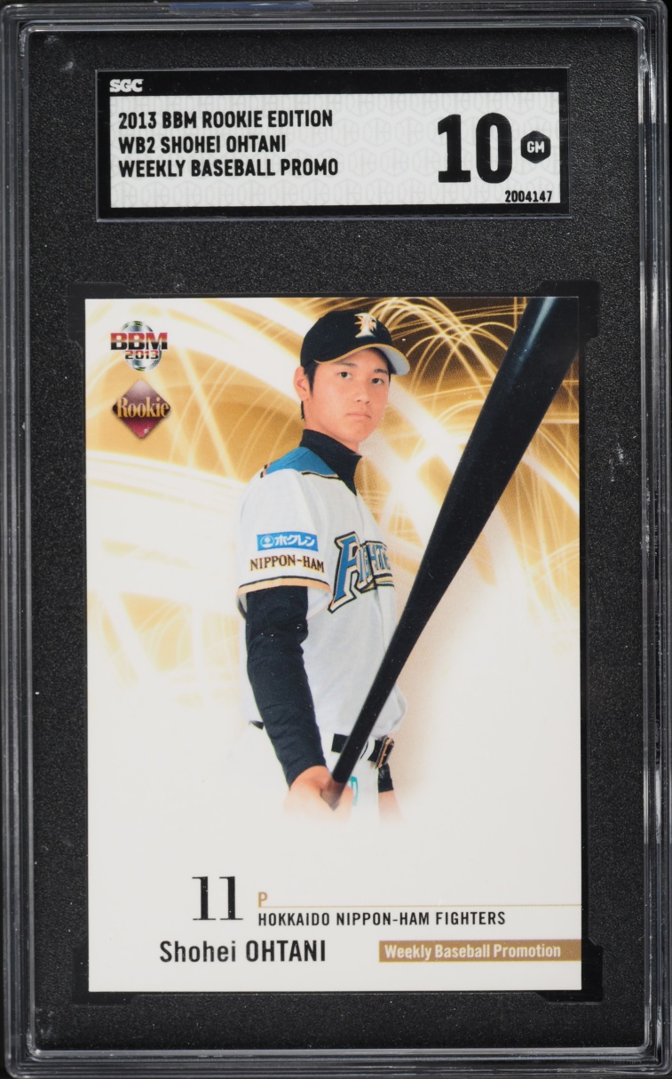 2013 Bbm Rookie Edition Weekly Baseball Promo Shohei Ohtani #WB2