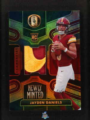 2024 Jayden Daniels Raw Gold Standard Newly Minted Memorabilia #NMMJDS 1/1