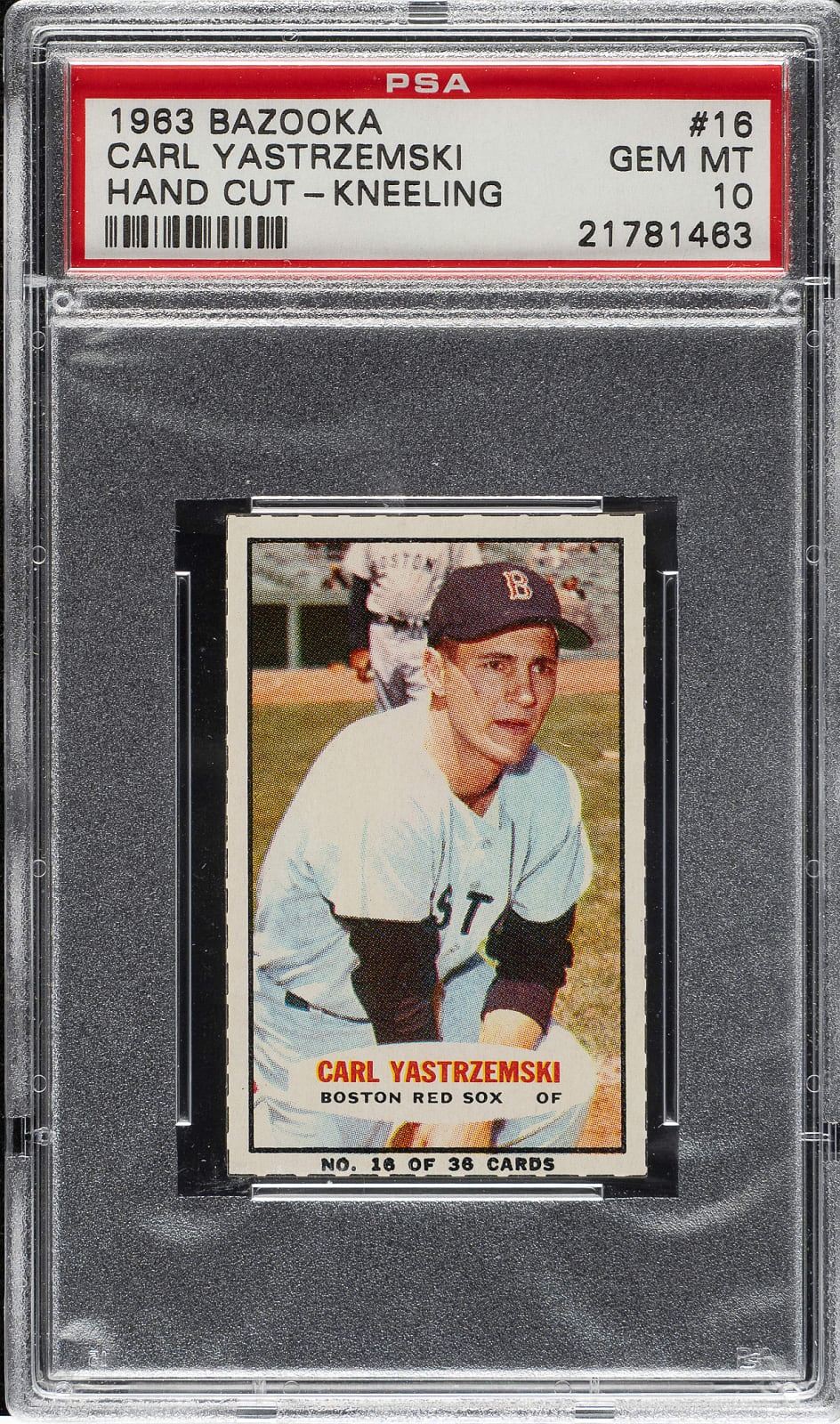 1963 Bazooka Carl Yastrzemski #16