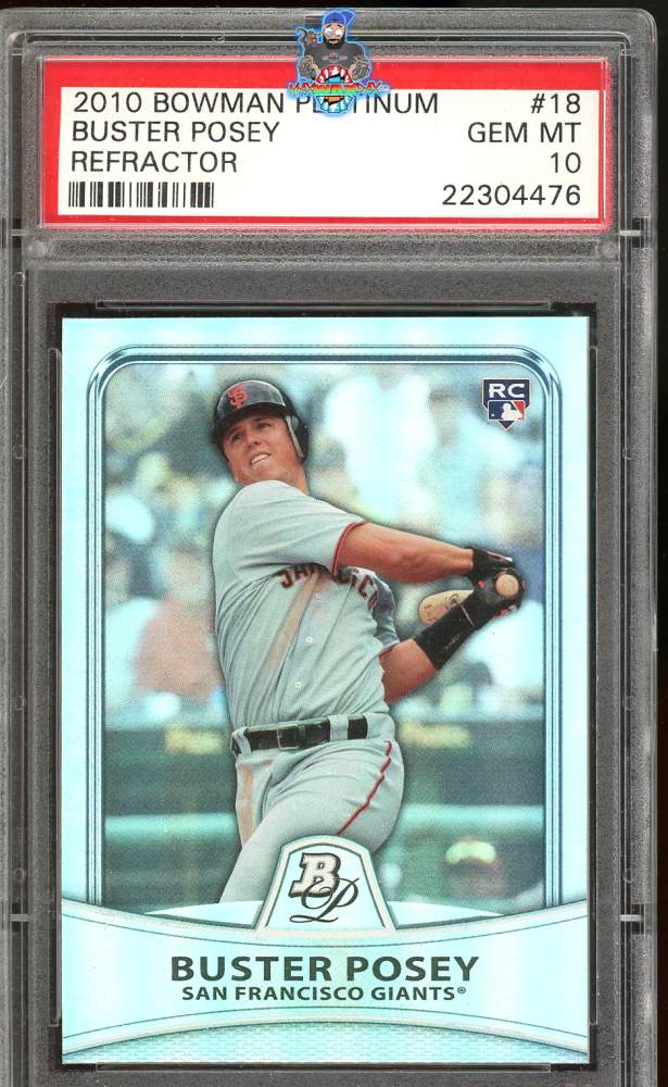 2010 Bowman Platinum Refractor Buster Posey #18 /999