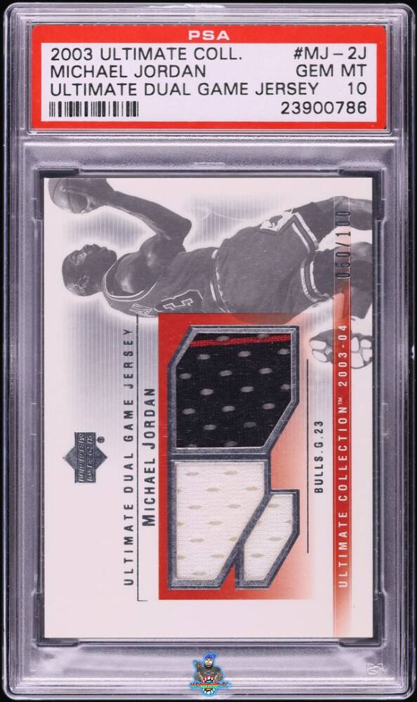 2003 Ultimate Collection Dual Jerseys Michael Jordan #MJ /100