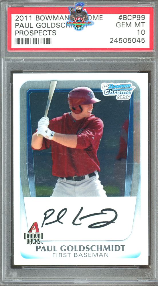 2011 Bowman Chrome Prospect Paul Goldschmidt #BCP99