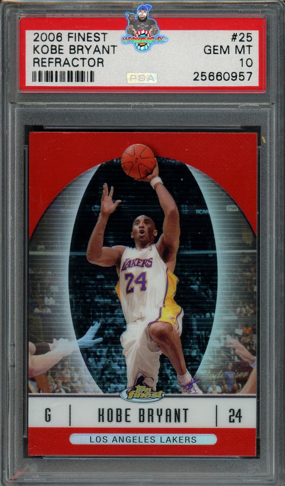 2006 Finest Refractor Kobe Bryant #25