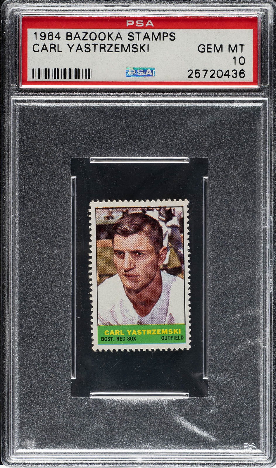 1964 Bazooka Stamps Boston Red Sox Carl Yastrzemski #23