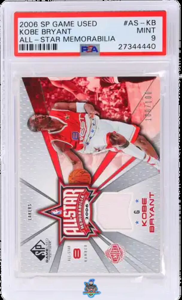 2006 SP Game Used All-Star Memorabilia Kobe Bryant #AS-KB /100