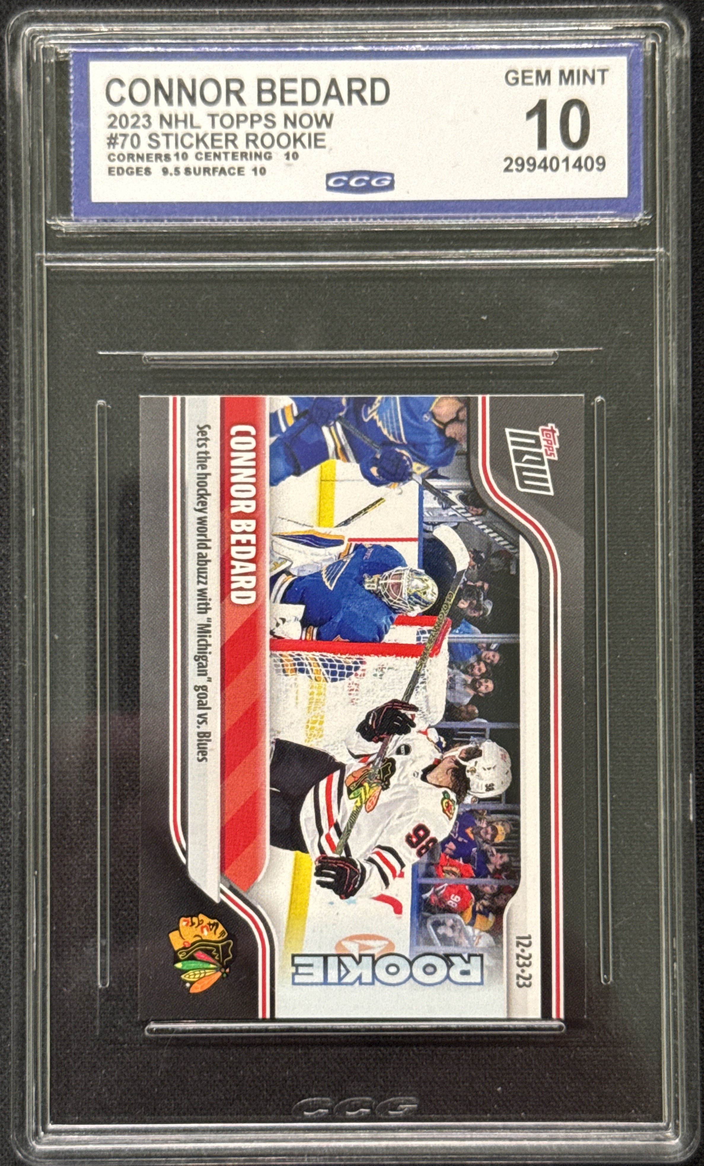 2023 Topps NHL Topps Now Connor Bedard