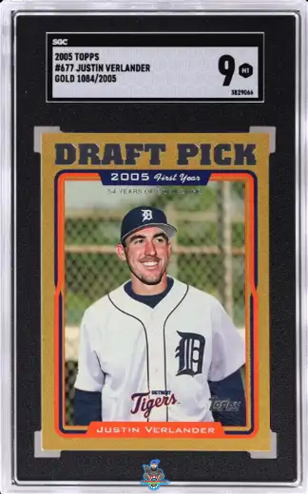 2005 Topps Gold Justin Verlander #677