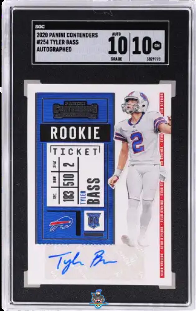 2020 Panini Contenders Auto. Tyler Bass #254