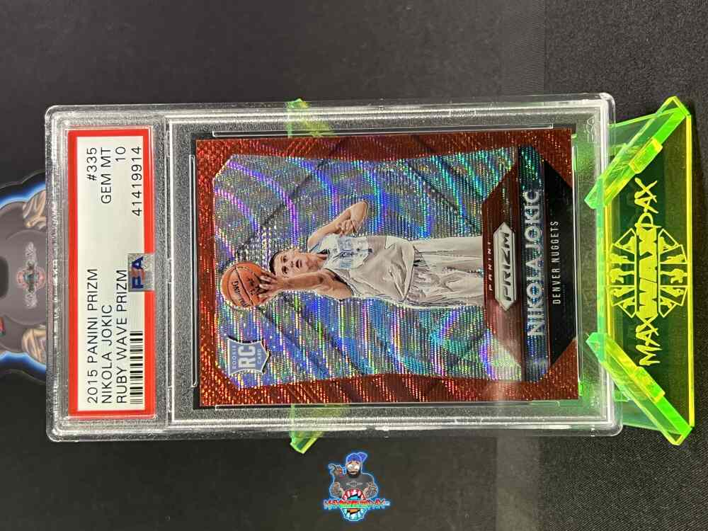 2015 Panini Prizm Ruby Wave Prizm Nikola Jokic #335 /350