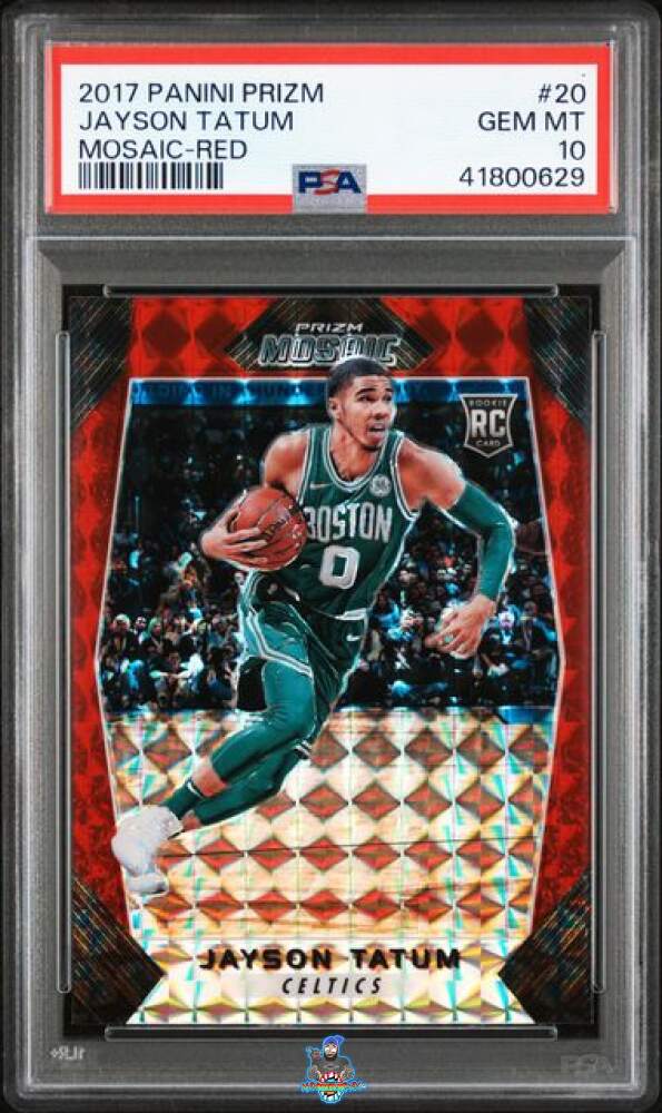 2017 Panini Prizm Mosaic Red Jayson Tatum #20