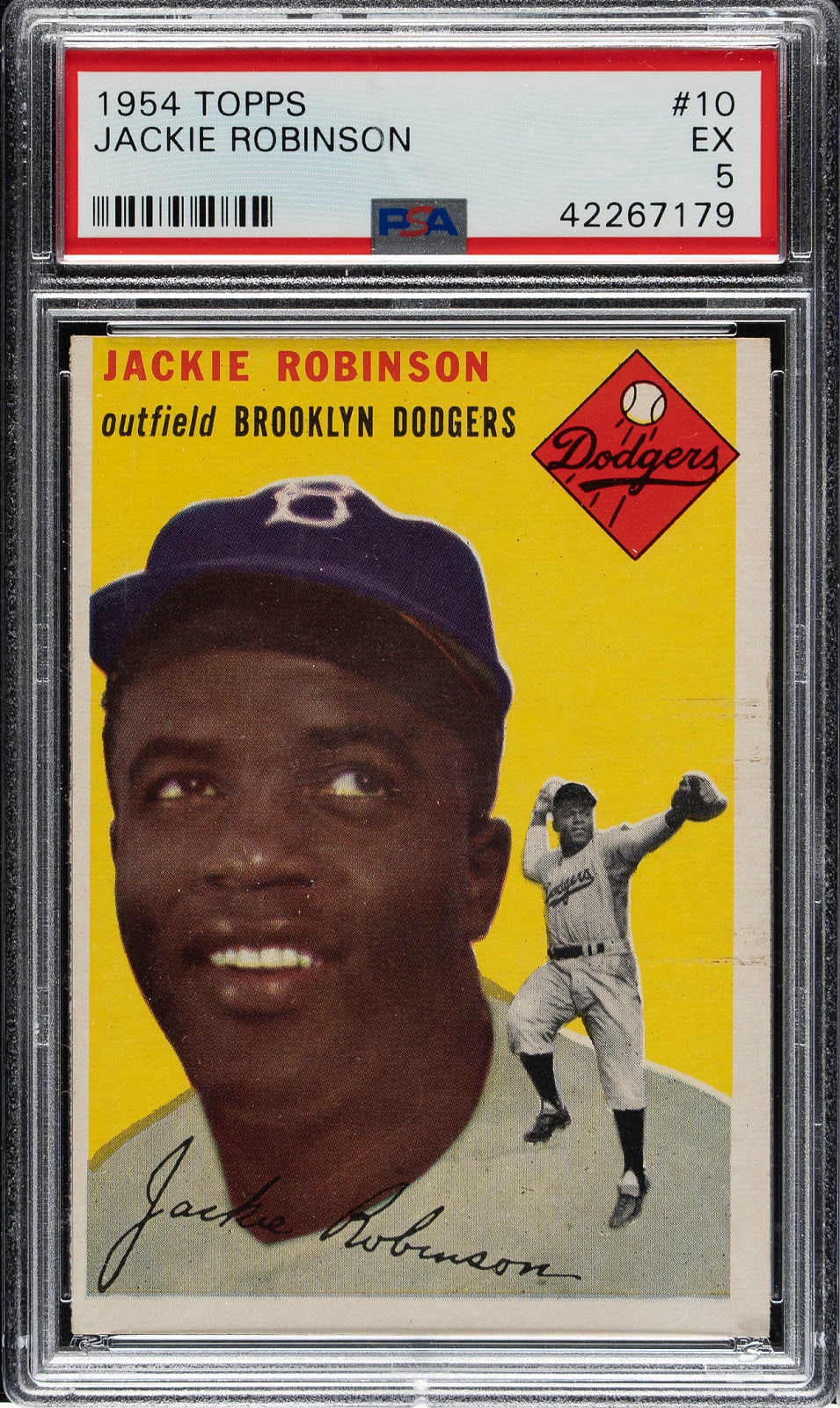 1954 Topps Jackie Robinson #10