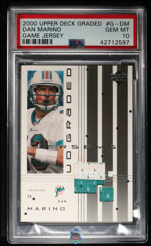 2000 Upper Deck Graded Jersey Dan Marino #GDM