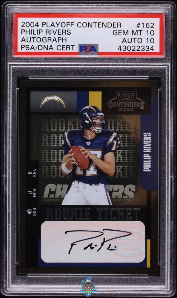2004 Playoff Contenders Autograph Philip Rivers #162 /556