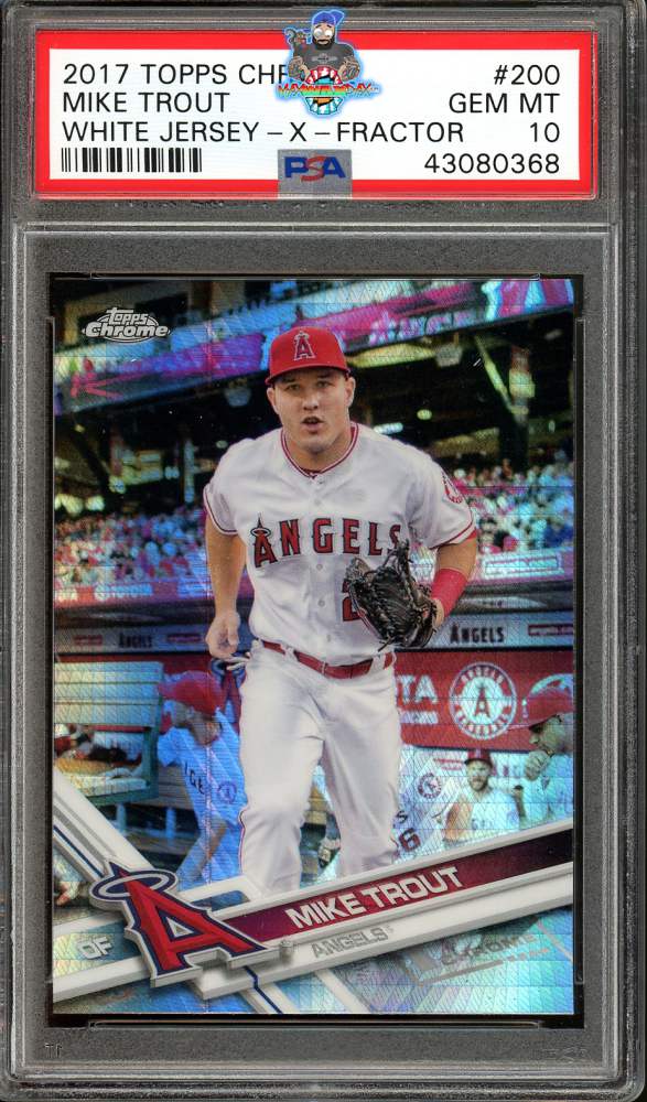 2017 Topps Chrome Xfractor Mike Trout #200