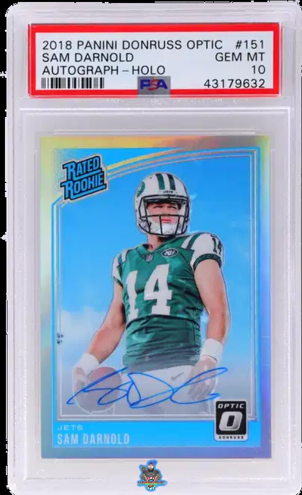 2018 Donruss Optic Rookie Autographs Holo Sam Darnold #151 /99