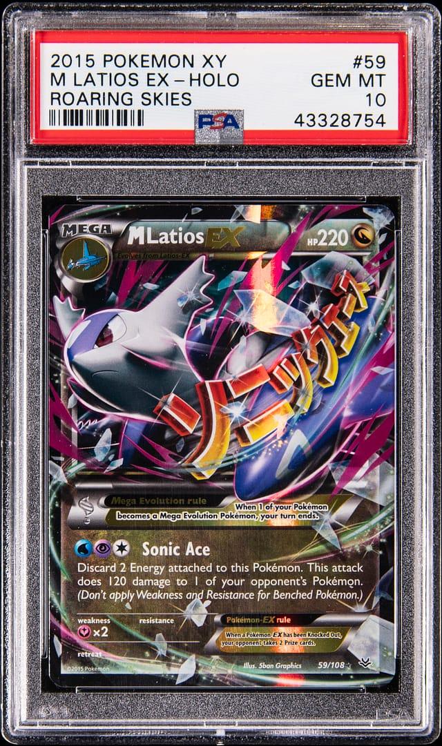 2015 Pokemon XY Roaring Skies M Latios Ex #59