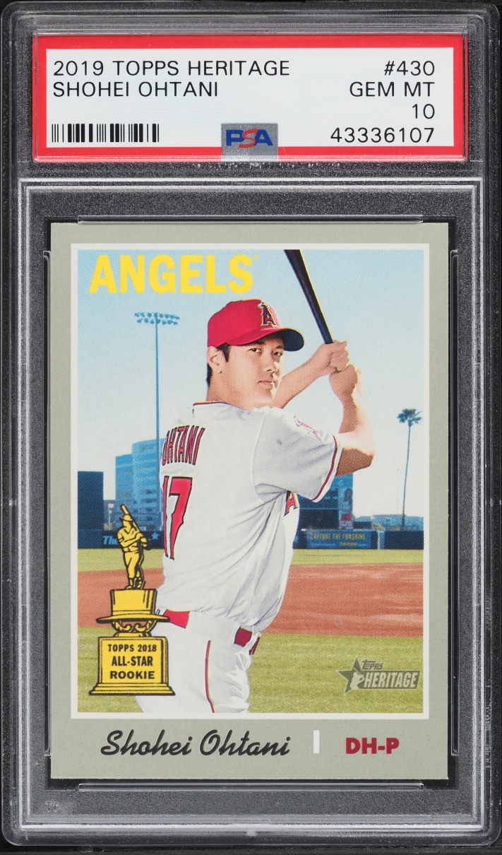 2019 Topps Heritage Shohei Ohtani #430