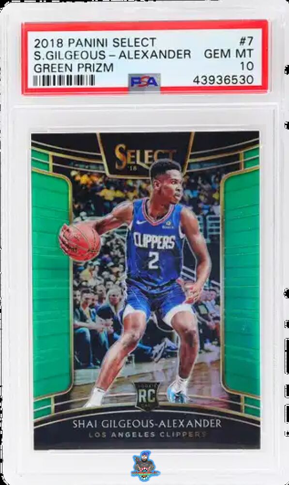 2018 Panini Select Concourse Green Shai Gilgeous-Alexander #7 /5