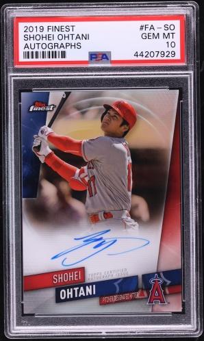 2019 Finest Autograph Shohei Ohtani #FASO